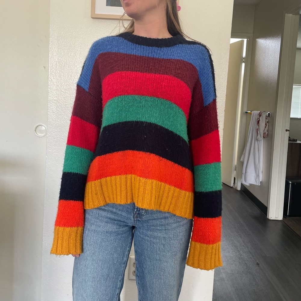 Urban Outfitters Oversized Striped Sweater